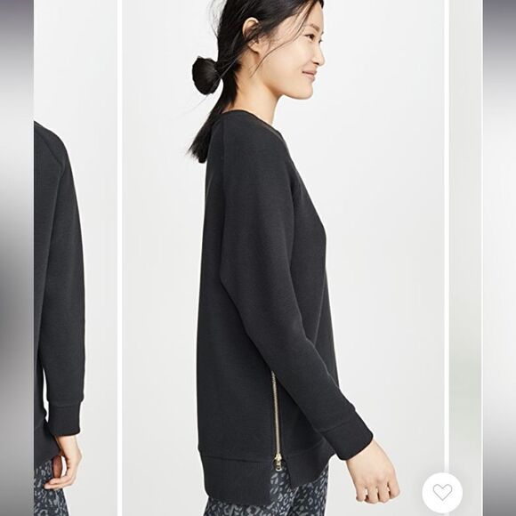 EUC Varley Manning Sweatshirt Sz. S Black - Picture 2 of 5